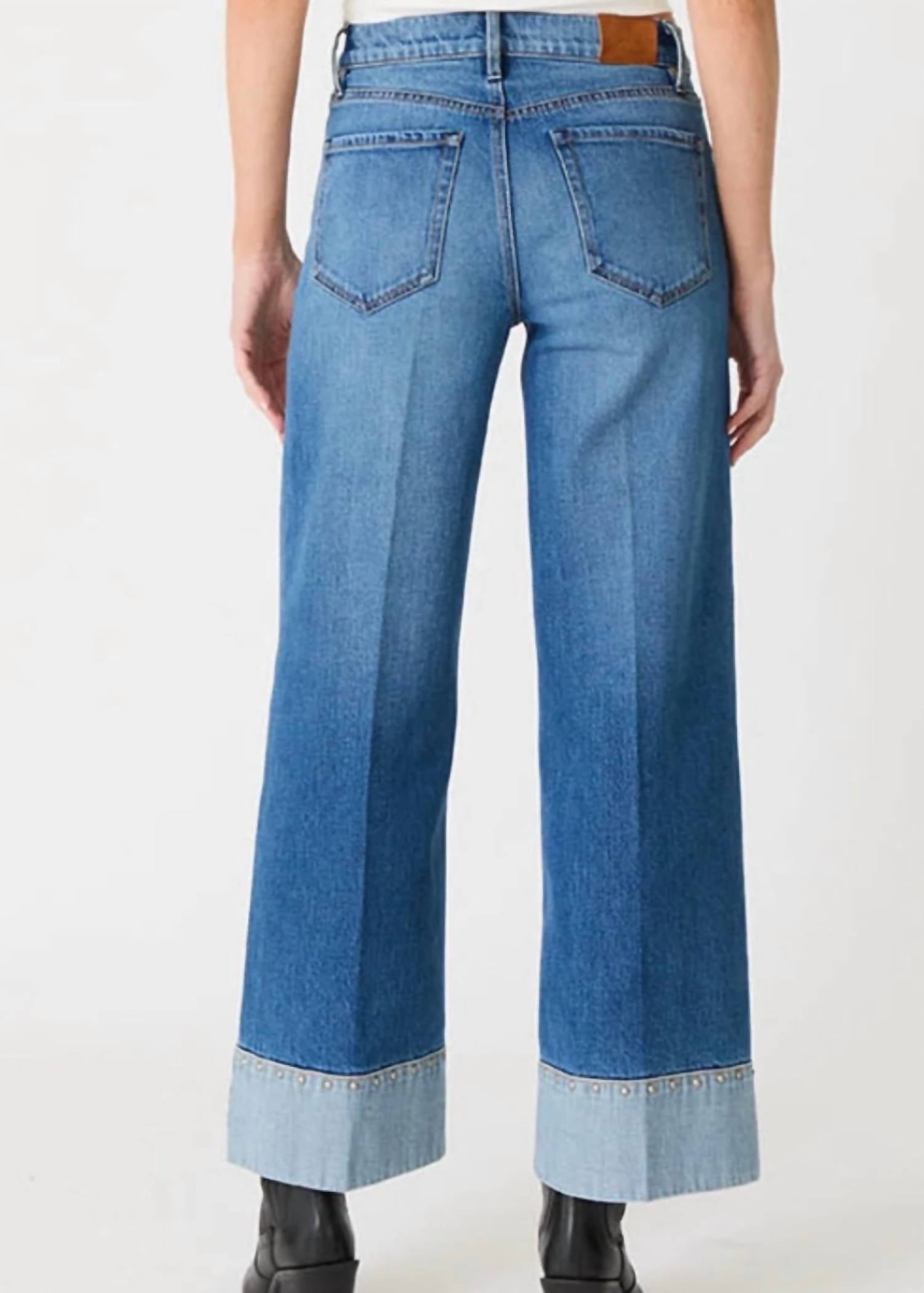 Level99 - Parker Moment Studded Cuff Denim Jeans