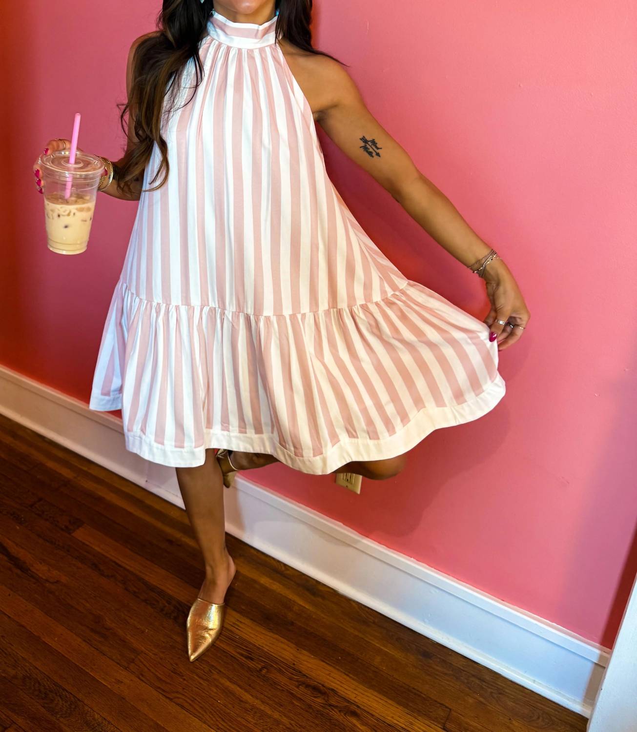 Prosperina - Azalea Gatsby Scalloped Swing Dress