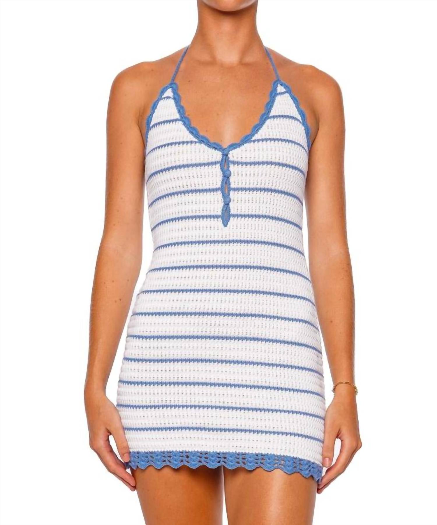 Loveshackfancy - Lilibelle Knited Halter Mini Dress