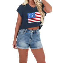 Day + Moon - Firecracker American Flag Sweater Vest
