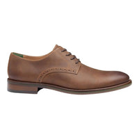 JOHNSTON & MURPHY Men's Conard 2.0 Plain Toe Oxford Shoes in tan oiled leather - men's loafer