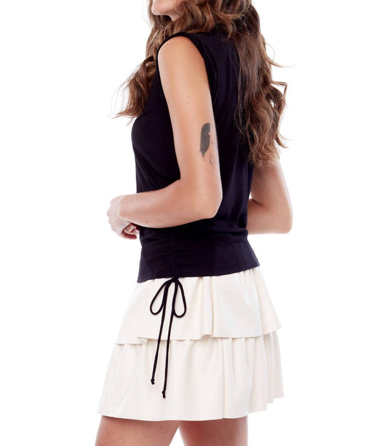 Madison Ivy Drawstring Sleeveless Top