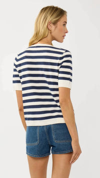 Lovestitch - Stripe Polo Top
