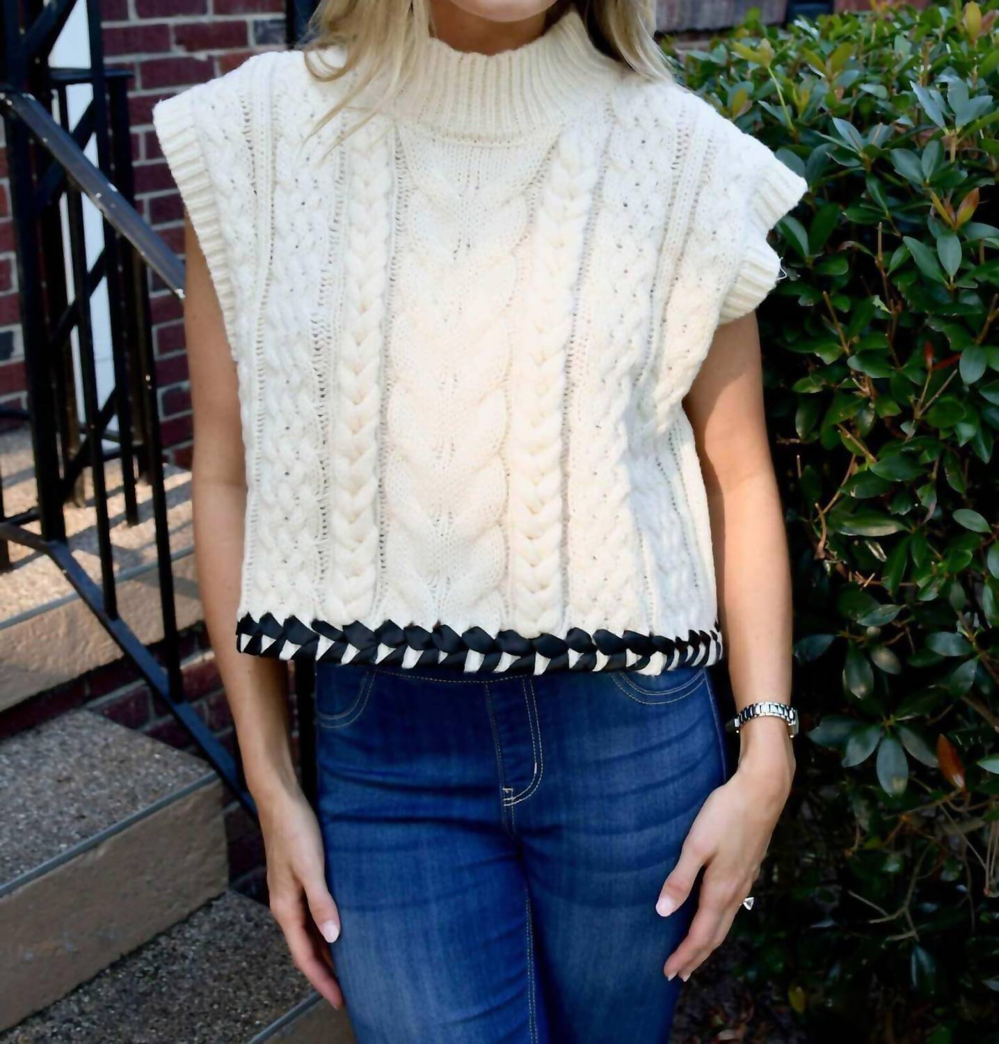 Cloud Ten - Sadie Cable Sweater