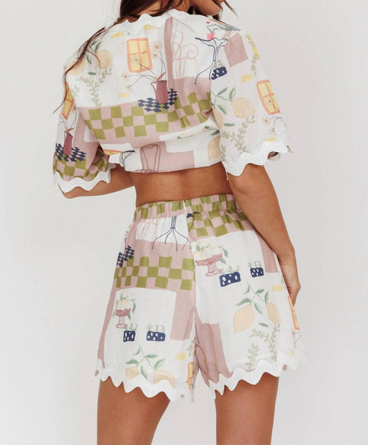 One And Only Collective - Maelis Trimmed Shorts