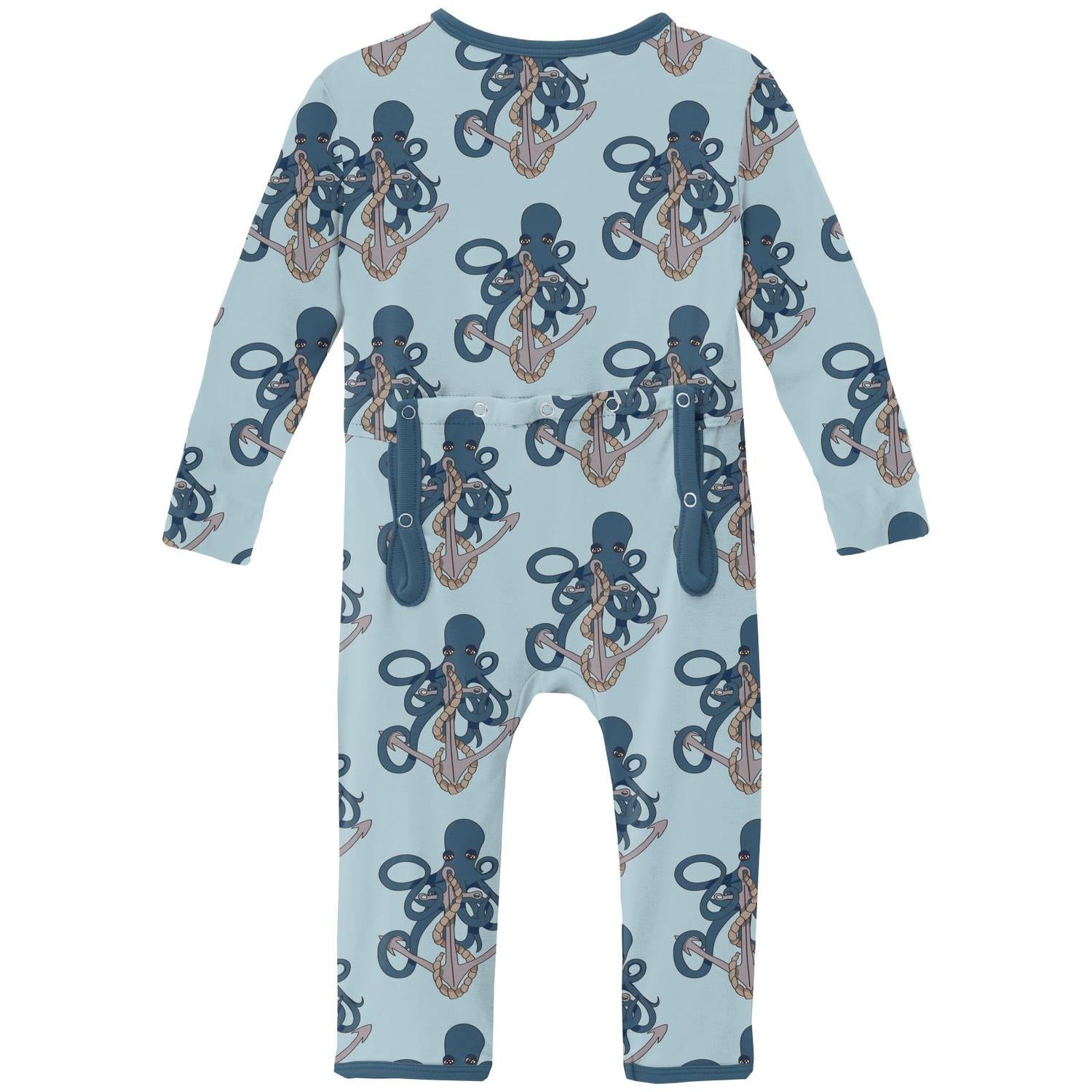 Kickee - Kids' Print Coverall with 2 Way Zipper