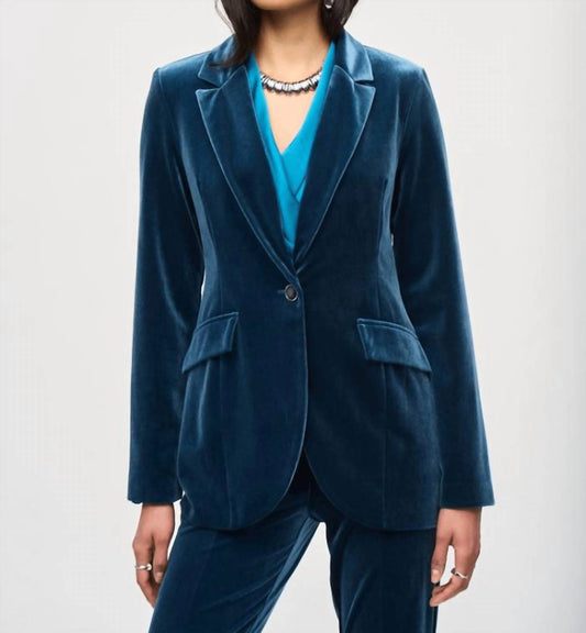 Joseph Ribkoff - Velour Blazer