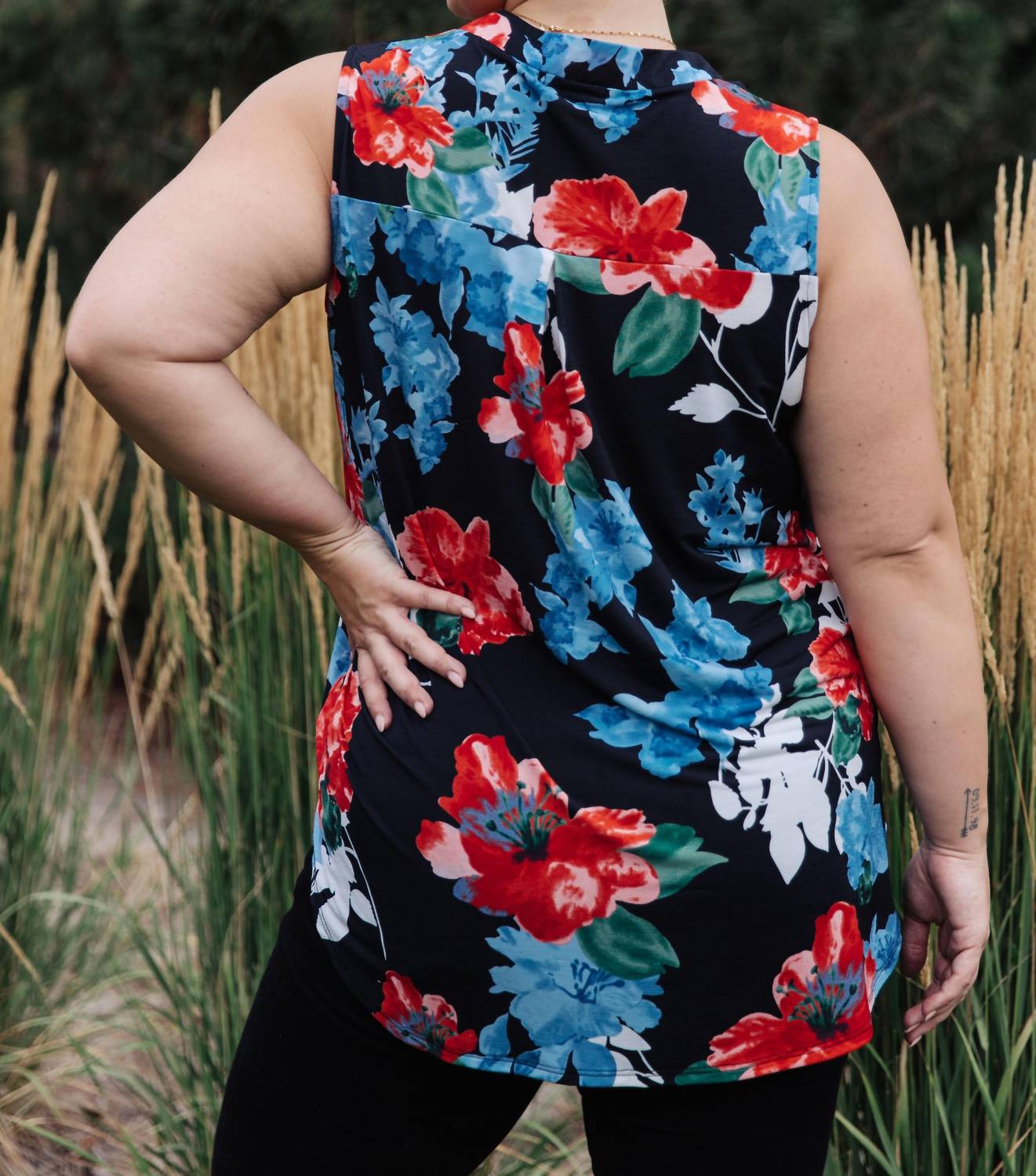 Shopin In La - A Rose By Any Other Name Sleeveless Top