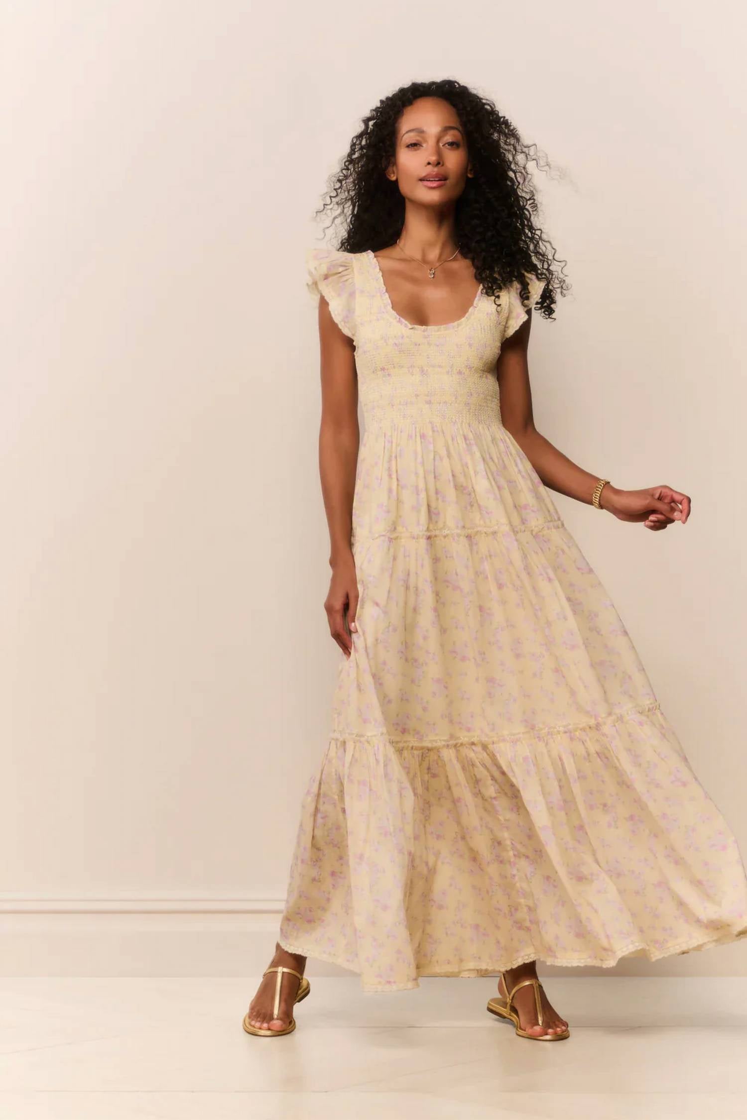 Loveshackfancy - Chessie Floral Maxi Dress