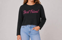 Prince Peter Collection - Girl's Best Friend Long Sleeve Crop Top