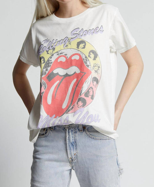 Recycled Karma - Unisex - Rolling Stones Miss You Tee