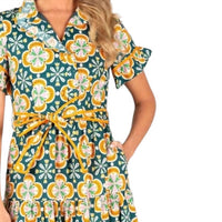 Sincerely Ours - Tide Tile Maxi Dress
