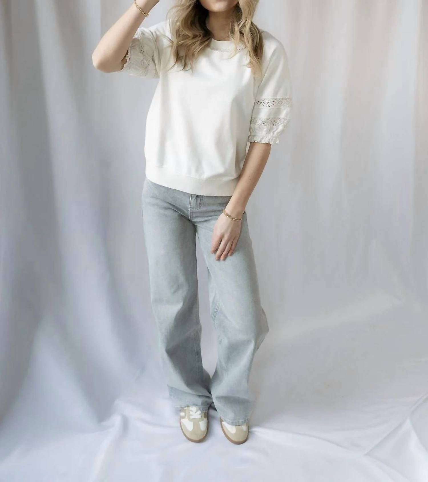 Flying Monkey - Montego Bay High Rise Wide Leg Jeans