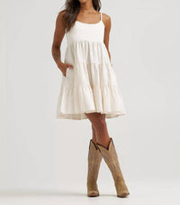 Wrangler - Strappy Tiered Mini Dress