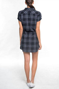 Lovestitch - New Class Mini Shirt Dress