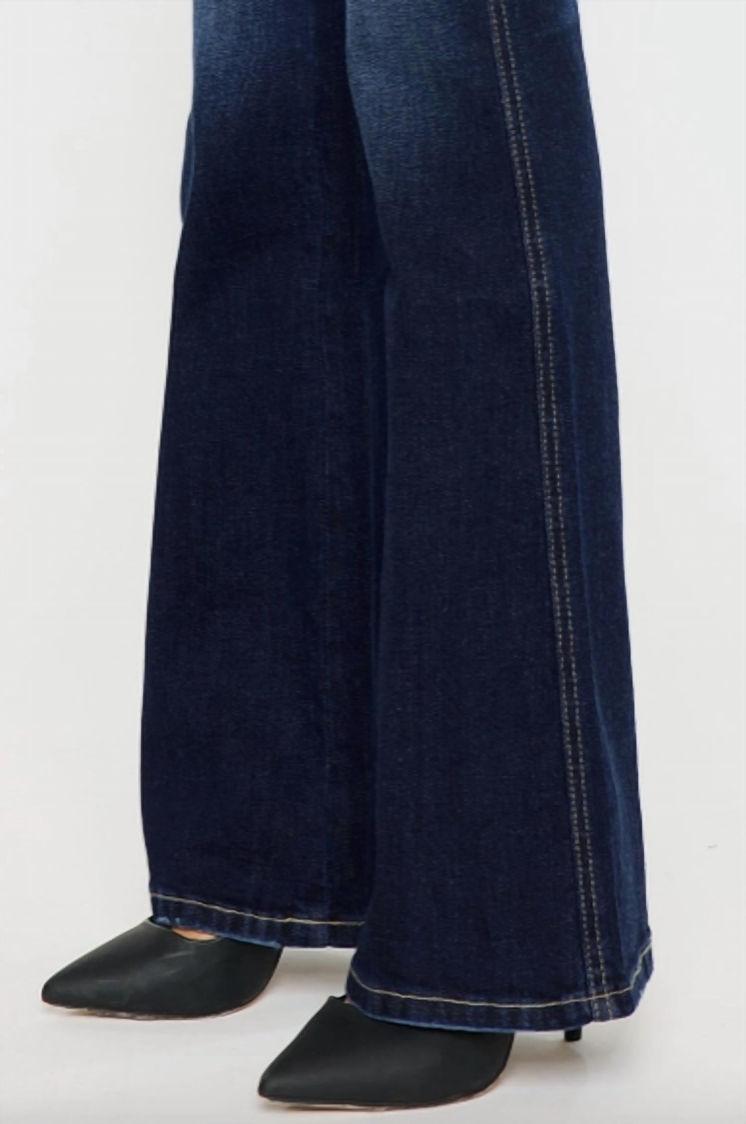 Kancan - High Rise Flare Jeans