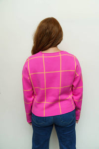 Wishlist - Sylvie Large Plaid Sweater