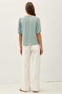 Be Cool - Clarissa Linen Blouse