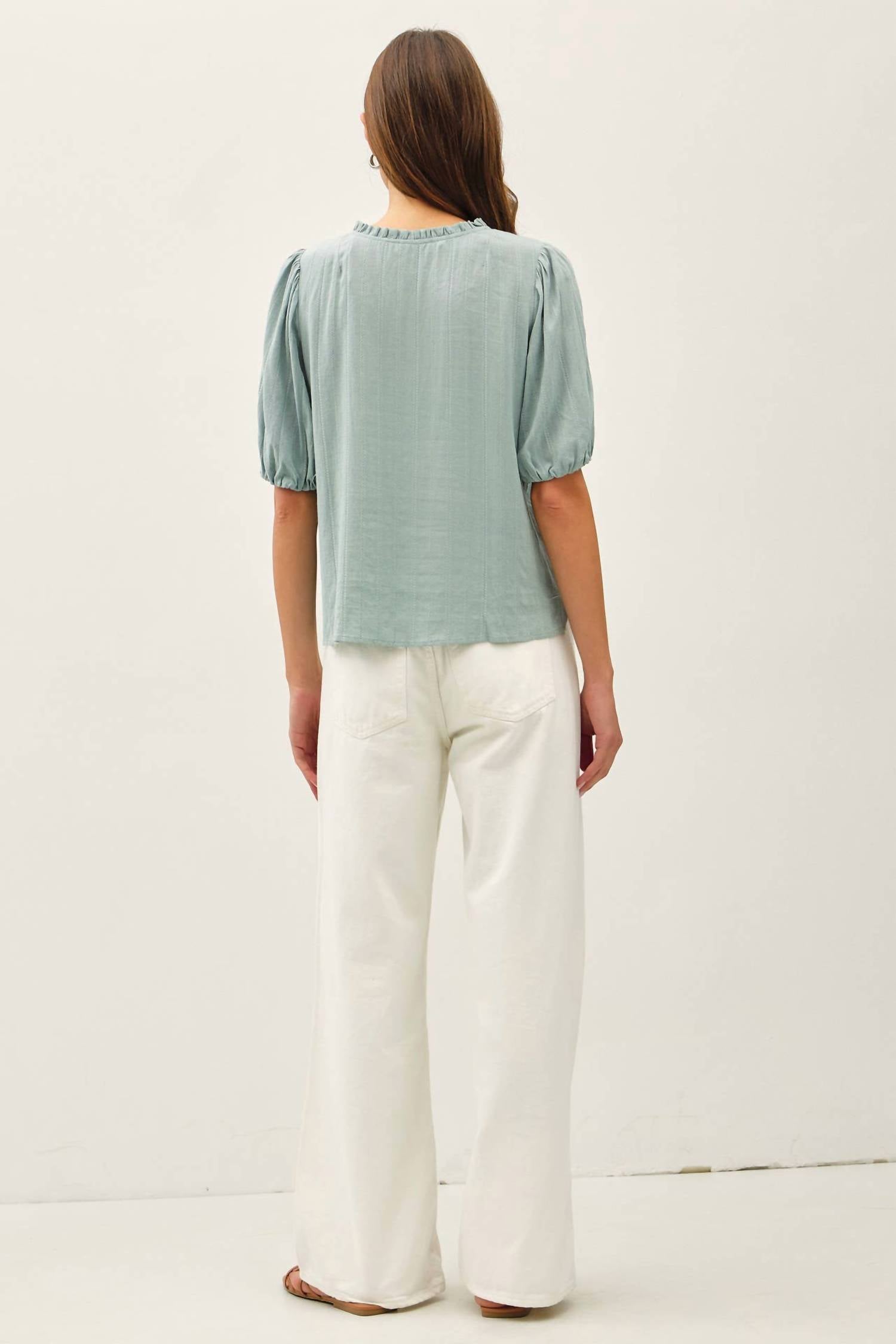 Be Cool - Clarissa Linen Blouse