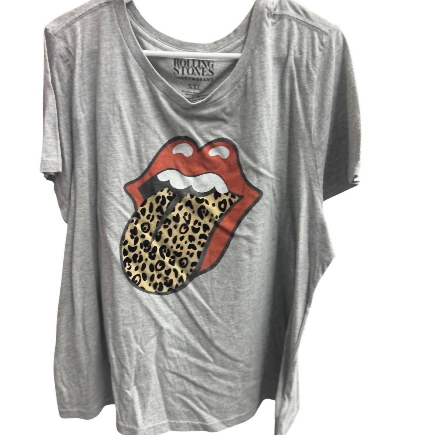 LUCKY BRAND Graphic Short Sleeve Tee in gray - women's t-shirt - alternate view