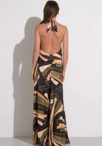 Elan - Tulum Halter Backless Maxi Dress