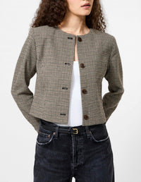 French Connection - Houndstooth Wool Jacket