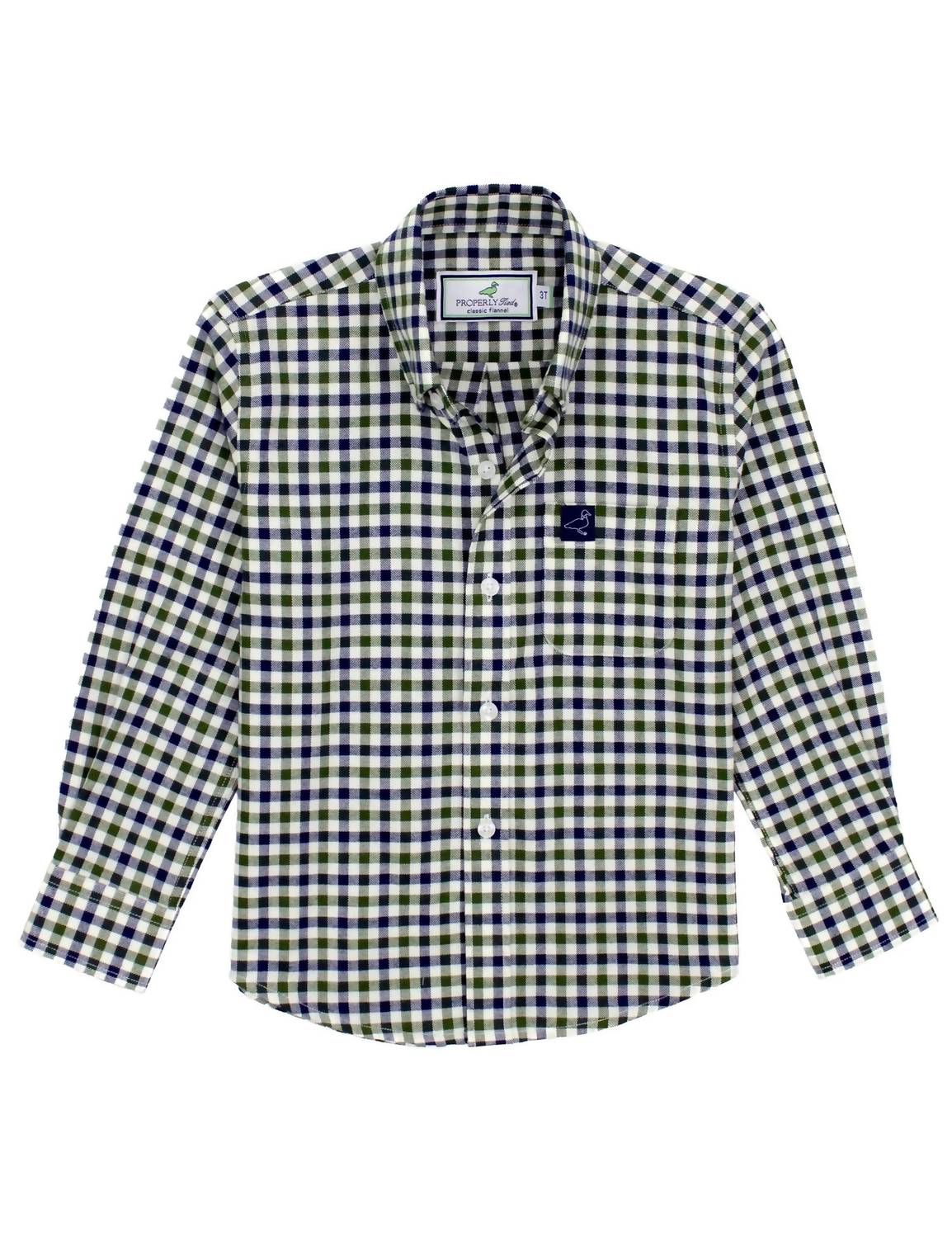 Properly Tied - Boy's Classic Flannel Shirt