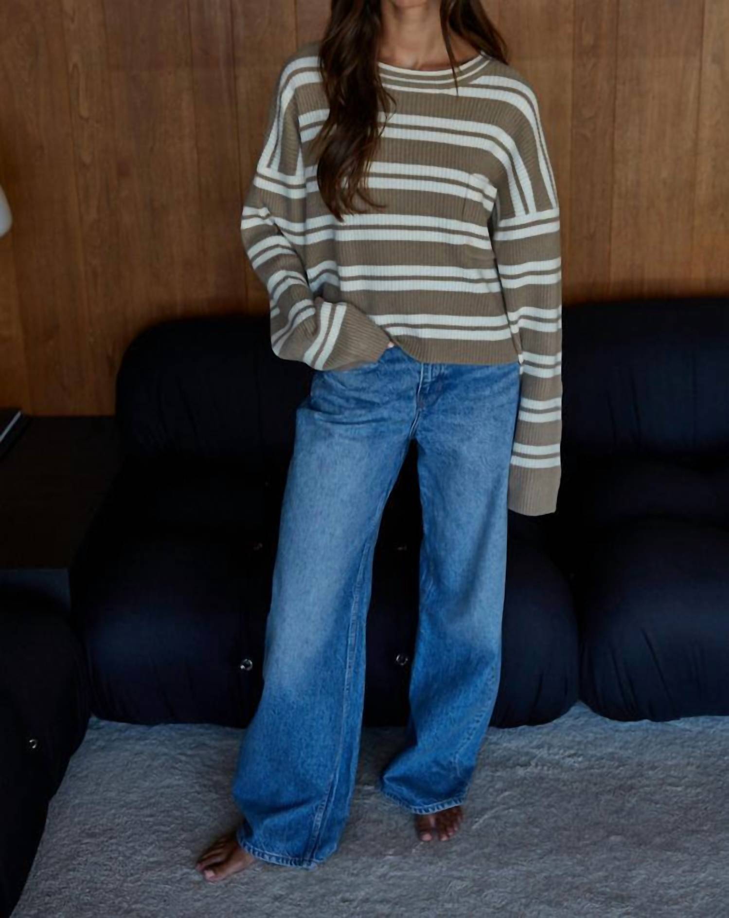 By Together - Trail Mix Striped Pullover