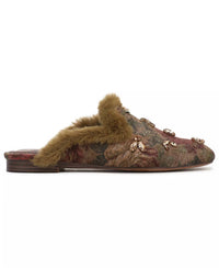 Circus by Sam Edelman Women's Tillie Cozy Mule in pear plum - women's shoe - detail view