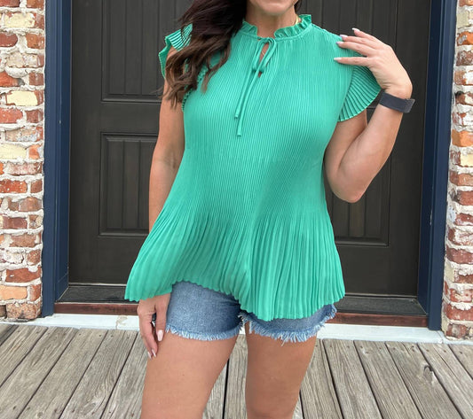 Voy - All In The Pleats Blouse