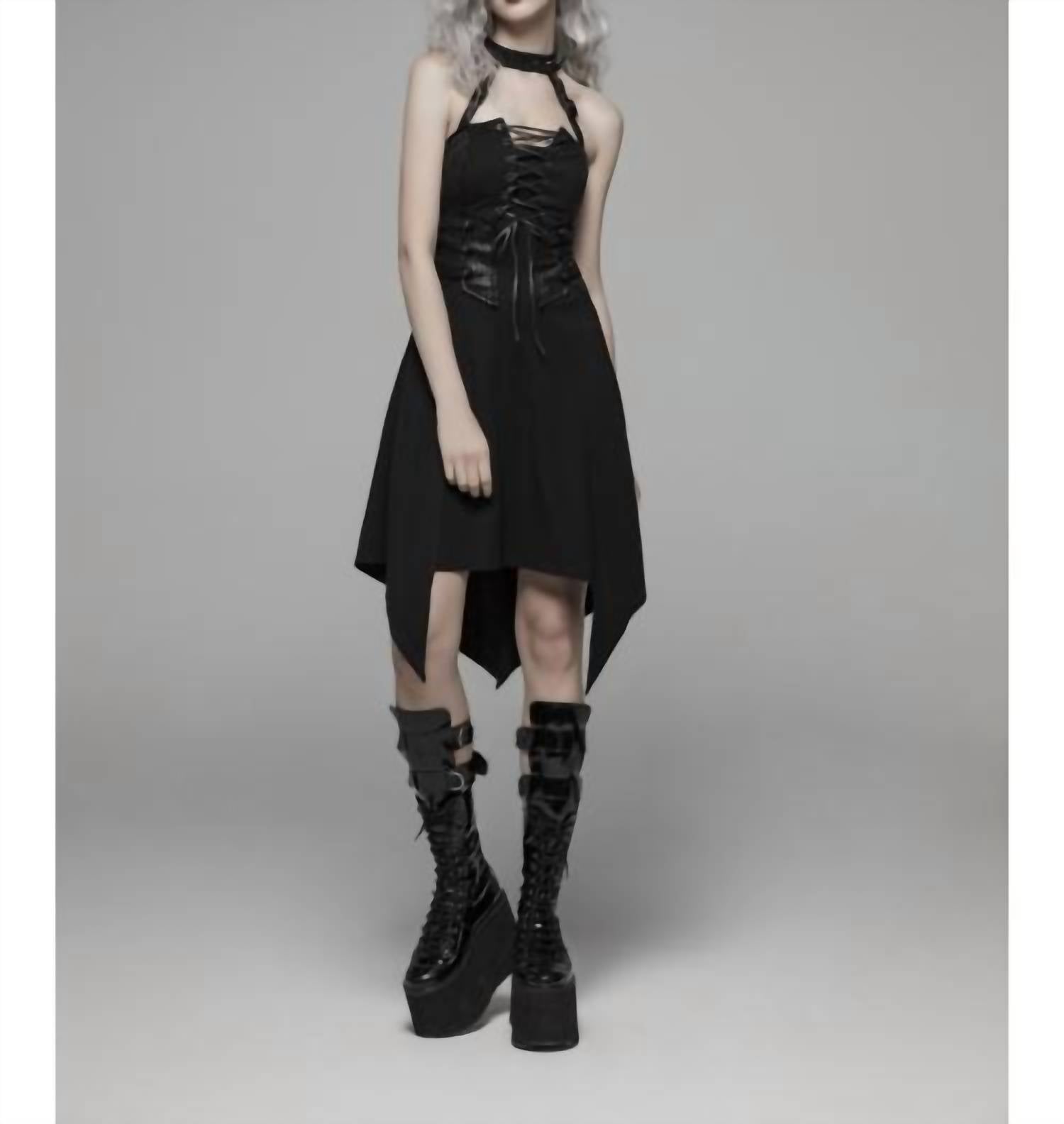 Punk Rave - Dark Punk Short Dress