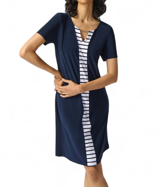 Joseph Ribkoff - STRIPED PANEL DRESS