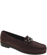 Sas - Women's Metro Link Suede Bold Link Chain Loafers