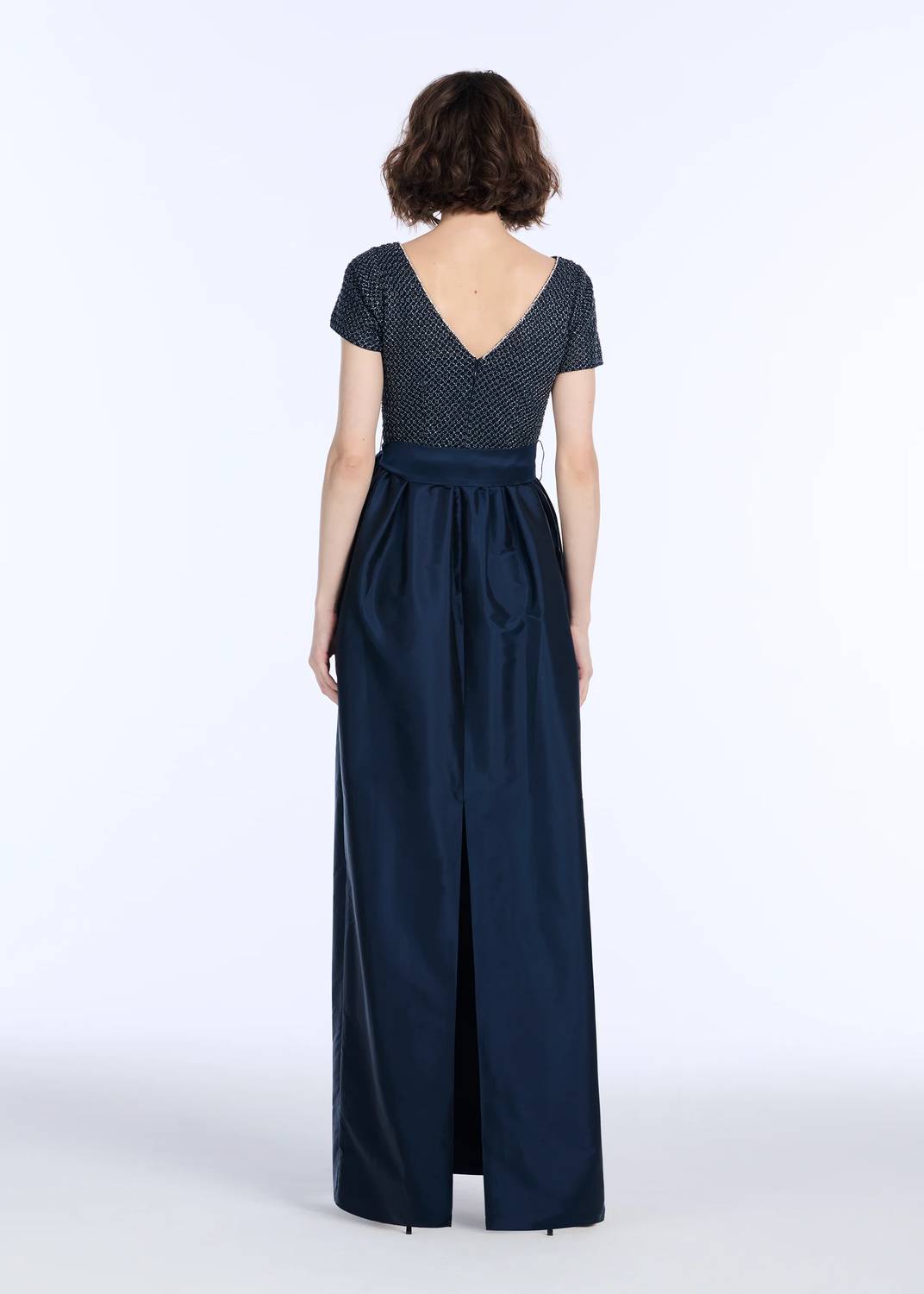 Emily Shalant - Filagree Glass Beaded Embroidered Gown