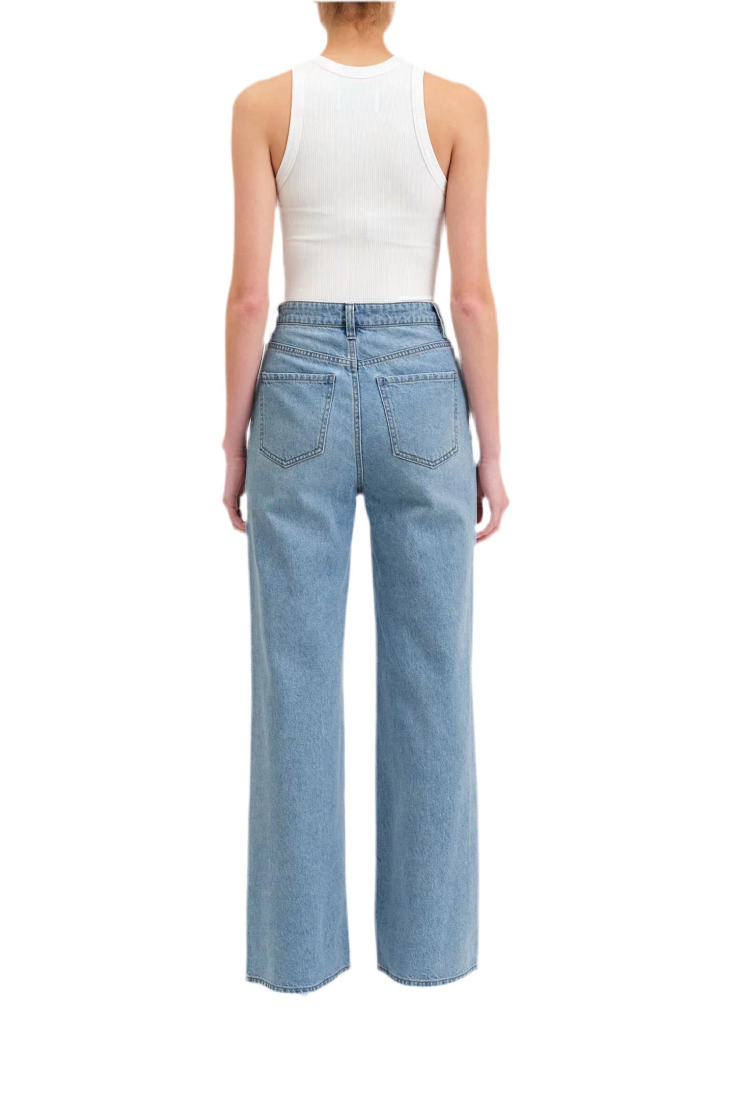 Daze - Far Out Hi Rise Wide Leg Jeans