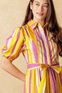 Flying Tomato - Soiree Sweetness Poplin Maxi Dress