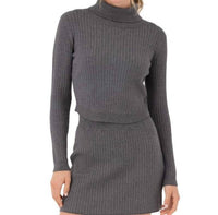 Sundays - Cali Crop Turtle Neck Sweater
