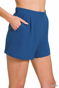 Zenana - Kinlee Classic High Waist Shorts