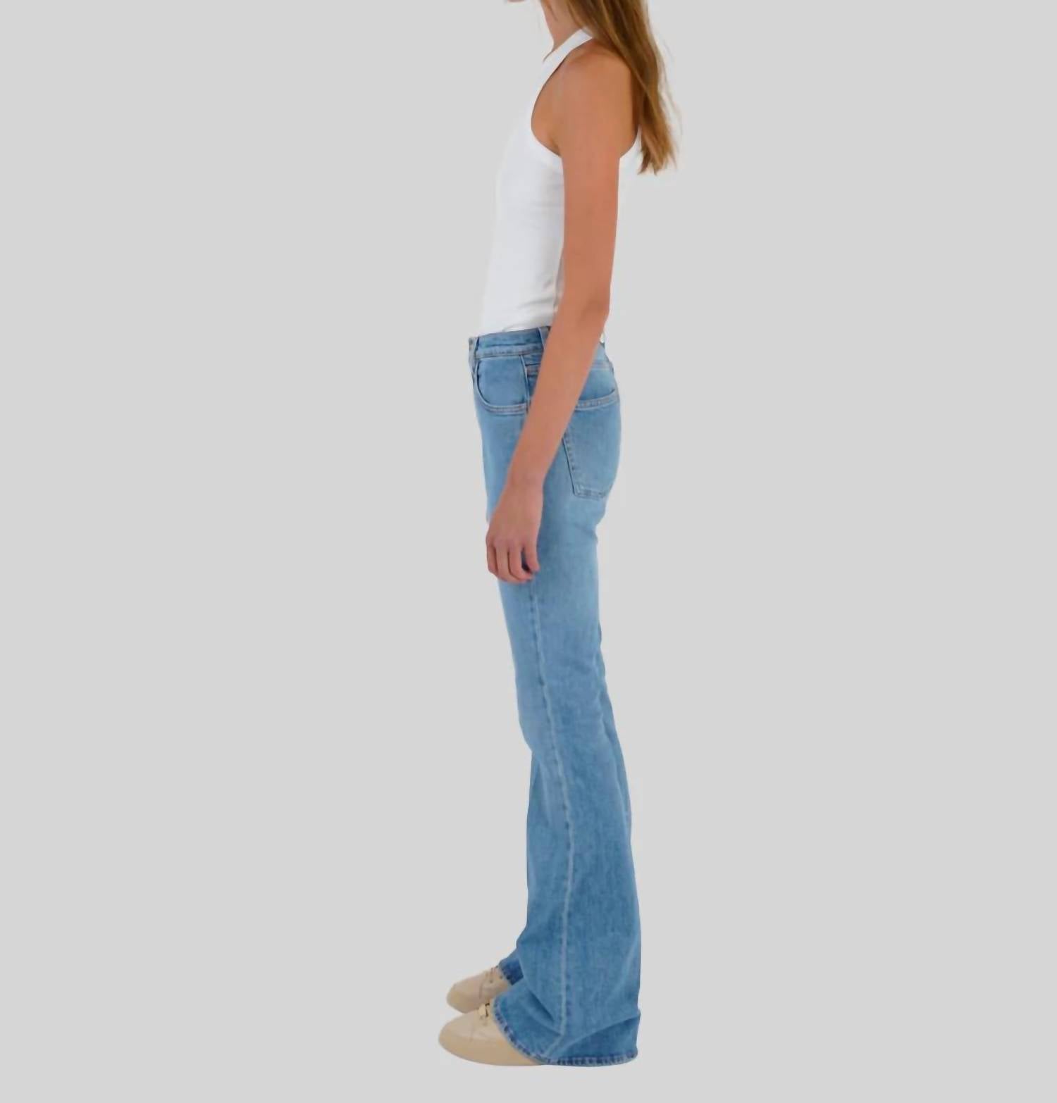 Madeintomboy - Ursula Comfort Flared Denim Jeans
