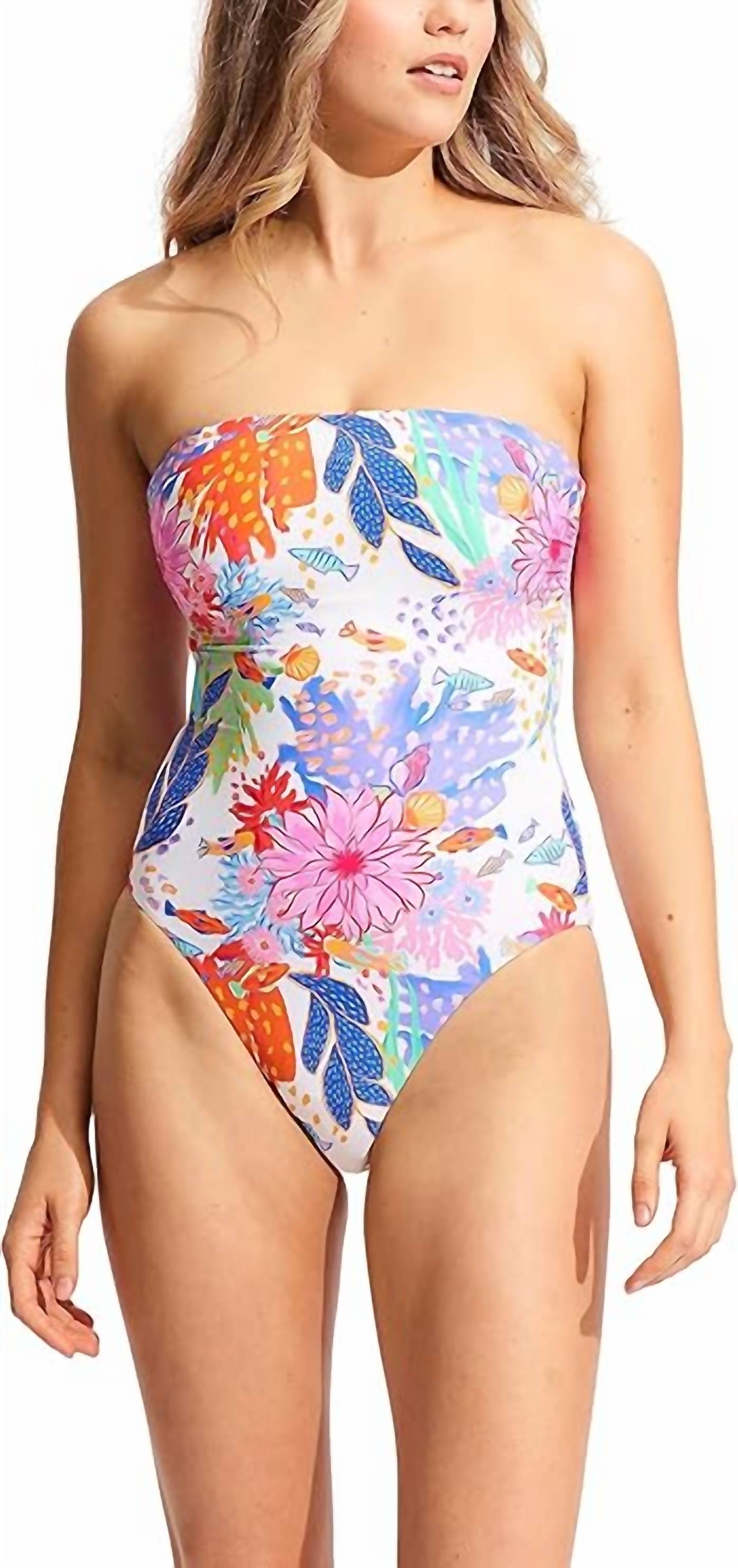 Seafolly - Under The Sea Bandeau One Piece