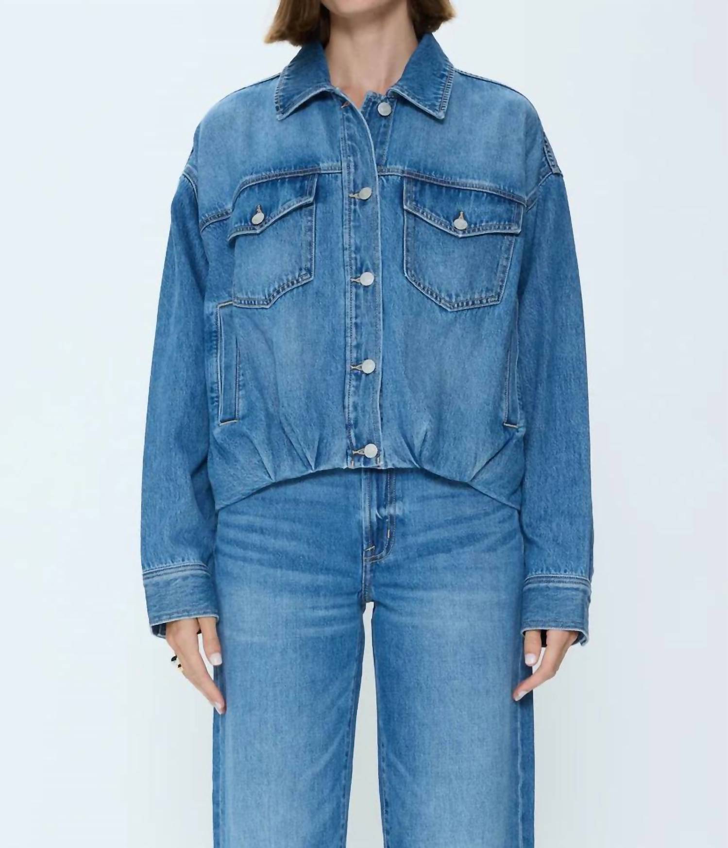 PISTOLA Bibi Denim Jacket in heartfelt - women's jacket