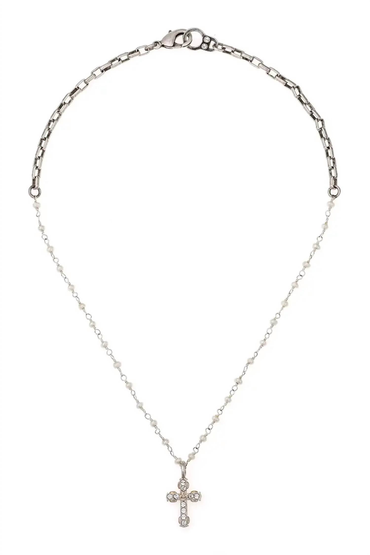 French Kande Women's Cecile Necklace in silver - women's jewelry