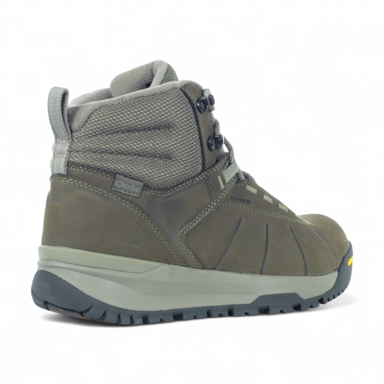 Oboz Men's Andesite Mid Insulated Waterproof Boots in pebble brown - men's shoe - alternate view