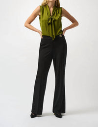 Joseph Ribkoff - V Neck With Tie Sleeveless Top