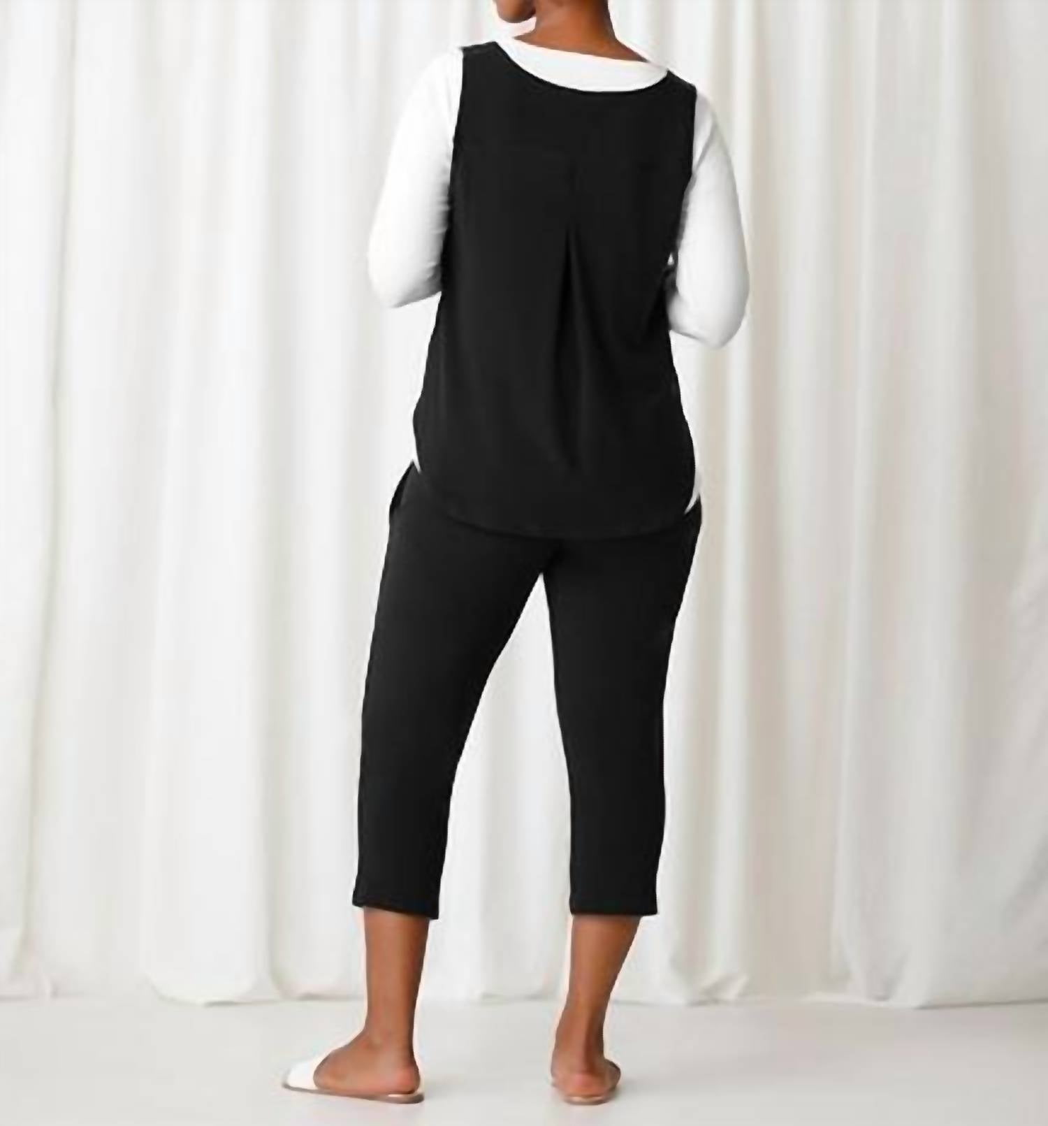 Sympli - Pleat Back Smock Top