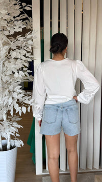 Farm Rio - RICHILIEUR LONG SLEEVE BLOUSE