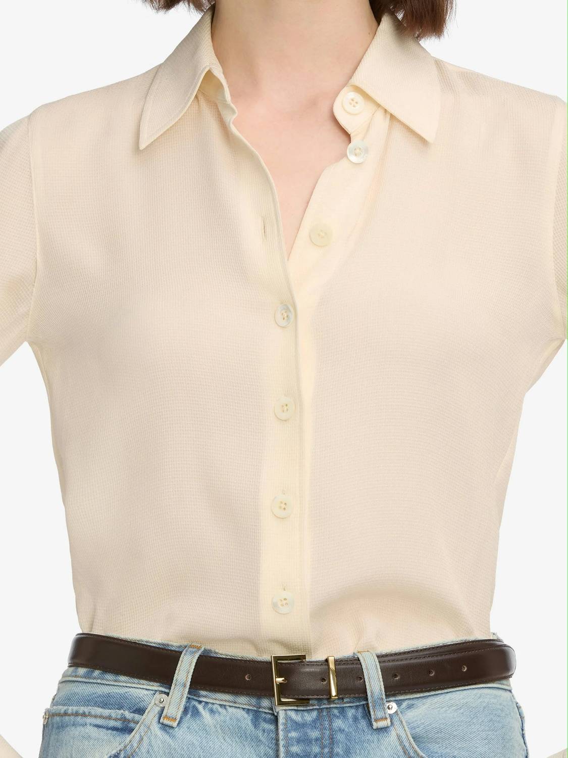 Frame - Textured Woven Button Shirt