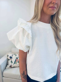 Glam - Holly Textured Top