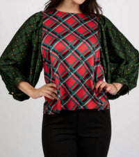 Ivy Jane - Tartan And Frills Top