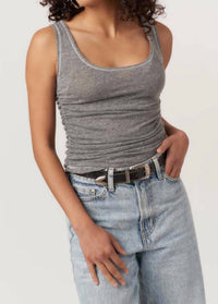 Project Social T - Cami Heathered Scoop Tank Top